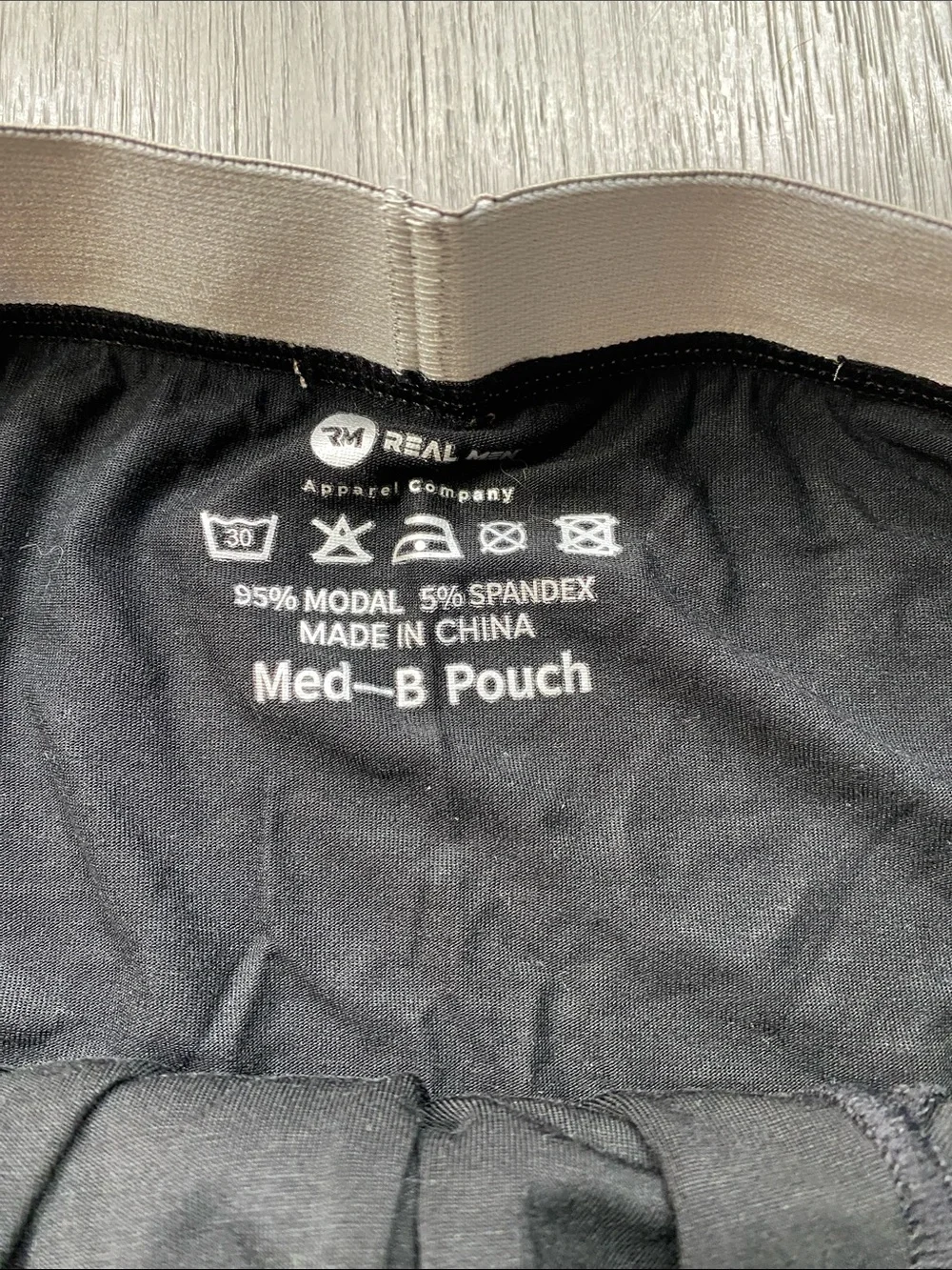 Real Men Apparel Boxer Briefs with size B Pouch